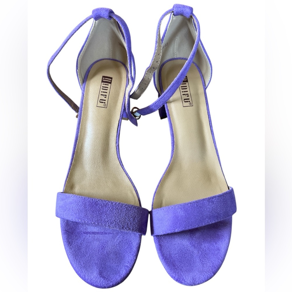 IDIFU Lavender Suede Womens heels - size 8.5